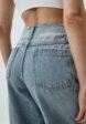 Джинсы Wide Leg с рельефными швами5  - превью