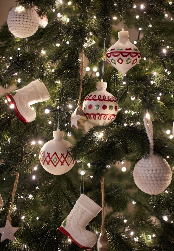 Набор елочных украшений Tkano