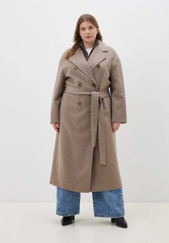 Пальто двубортное Le Monique