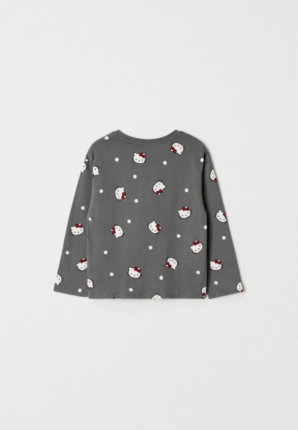 Лонгслив с принтом Hello Kitty для девочек