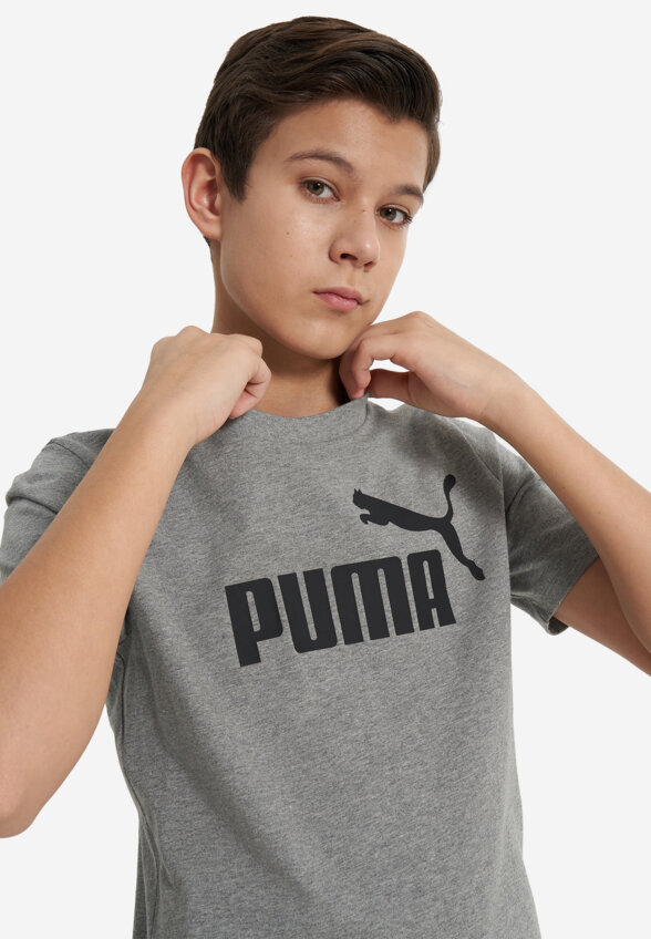 Футболка для мальчиков PUMA No. 1 Logo, Серый