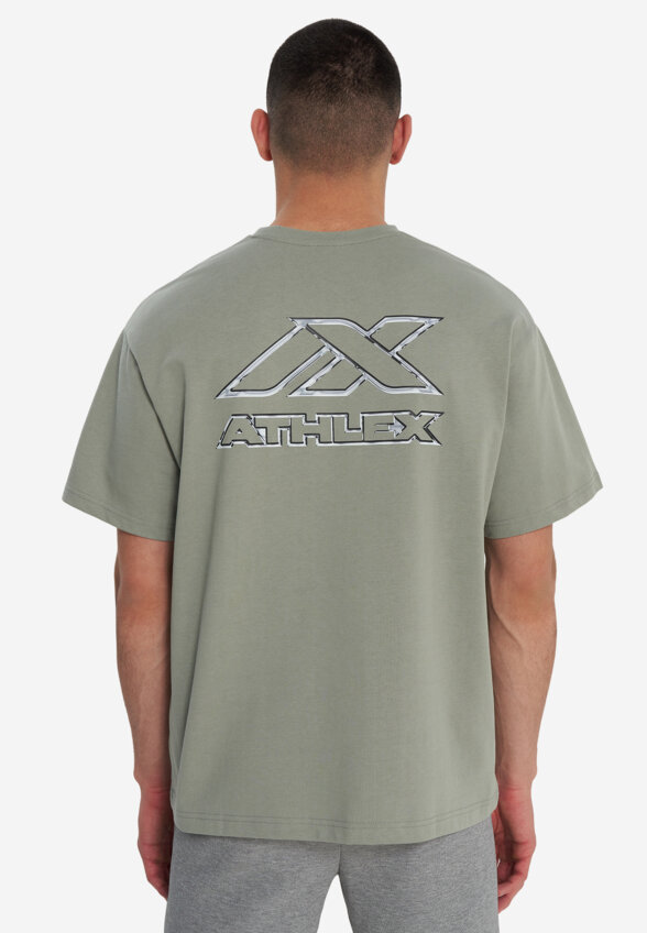 Футболка мужская оверсайз Athlex, Серый