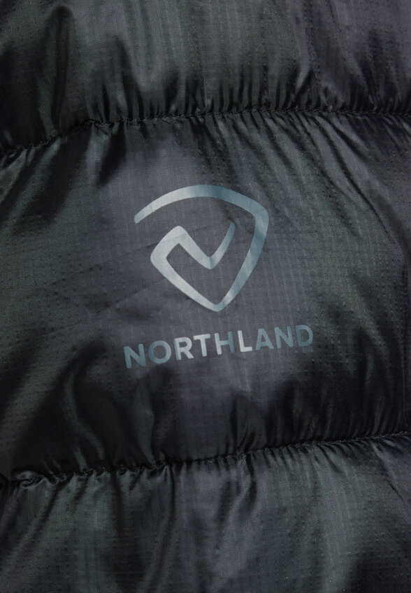 Ультралегкий пуховик рипстоп мужской Northland, Черный
