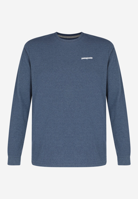 Лонгслив мужской Patagonia Logo, Синий