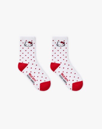 Носки с жаккардовой вышивкой Hello Kitty женщинам