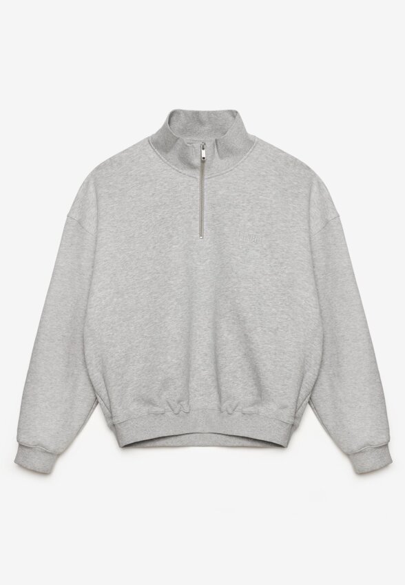 Свитшот half zip Uniform Grey Melange FABLE