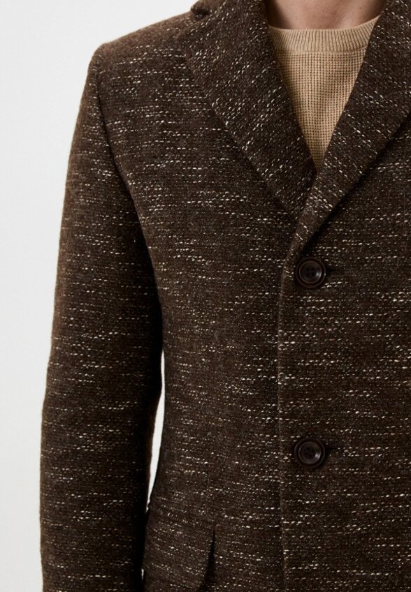 Пальто однобортное Bazioni