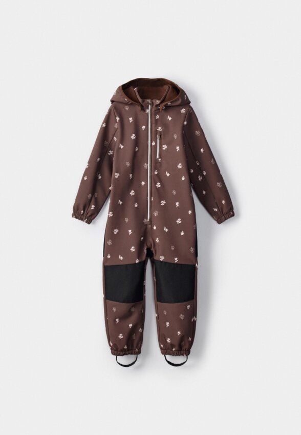 Комбинезон из Softshell на флисе для девочек