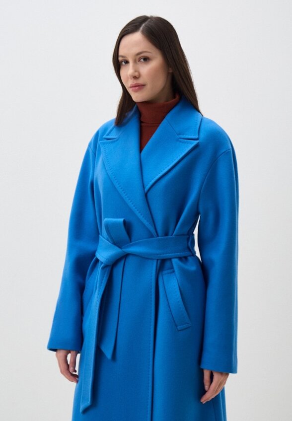Пальто двубортное Sei Unica