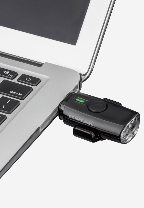 Фонарь велосипедный передний Topeak HeadLux 100 USB, Черный