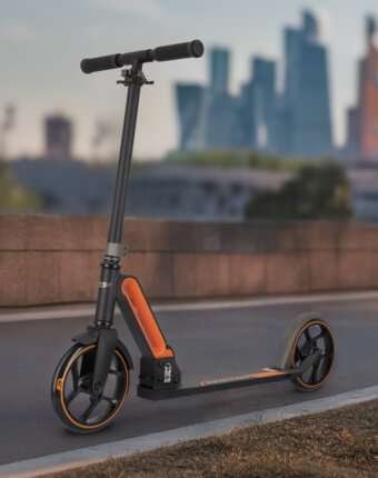 Самокат Reaction, 200 мм, Черный детям