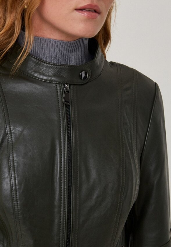 Куртка кожаная Снежная Королева