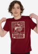 Футболка для мальчиков PUMA ESS+ Mid 90s Graphic, Красный1  - превью
