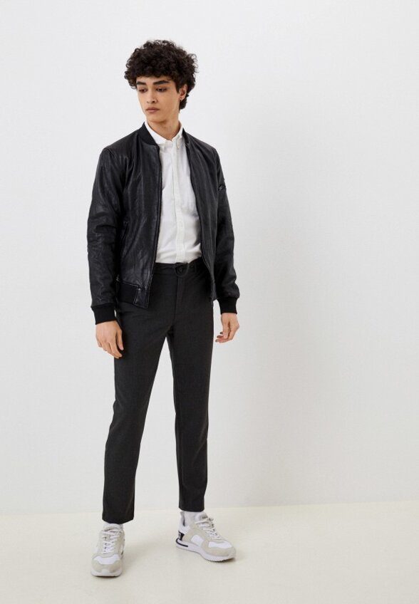 Куртка кожаная Urban Fashion for Men