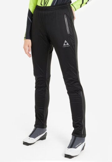 Брюки для беговых лыж женские Fischer Basic, Черный