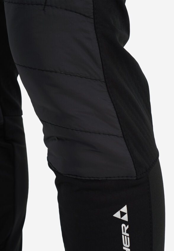 Брюки для беговых лыж женские Fischer Hybrid, Черный