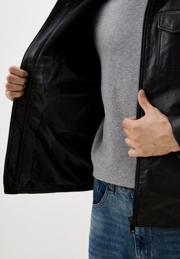 Куртка кожаная Jorg Weber