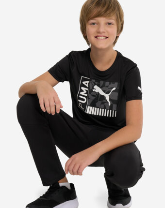 Футболка для мальчиков PUMA Fit, Черный женщинам