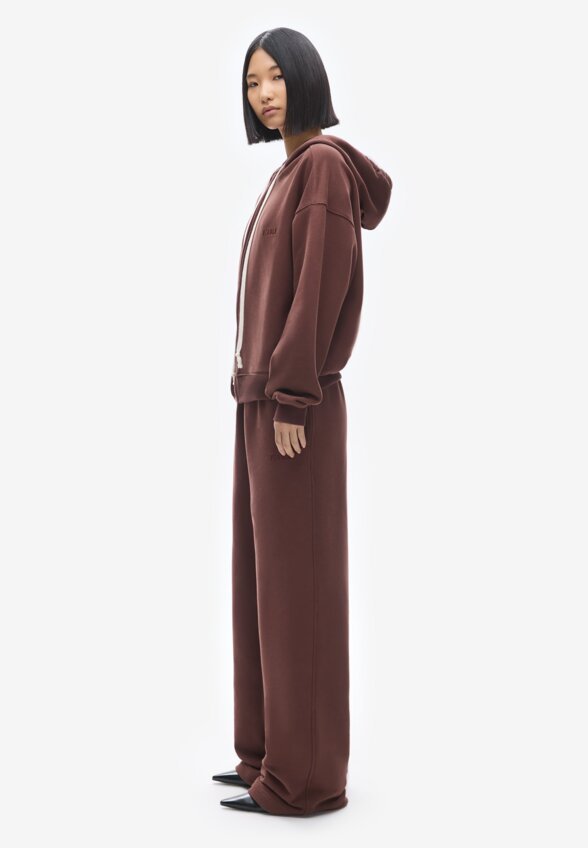 Худи zip Uniform Reddish Brown FABLE