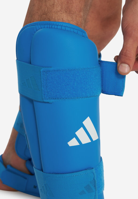 Защита голени и стопы adidas WKF Shin & Removable Foot, Голубой