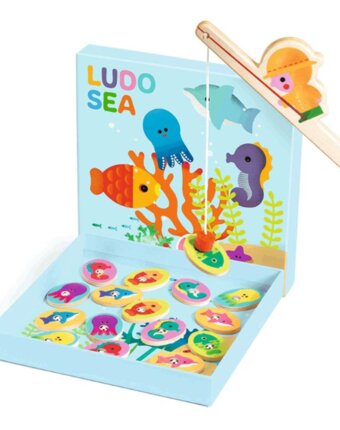 Развивающая игра DJECO "Людо Море 4 в 1" детям