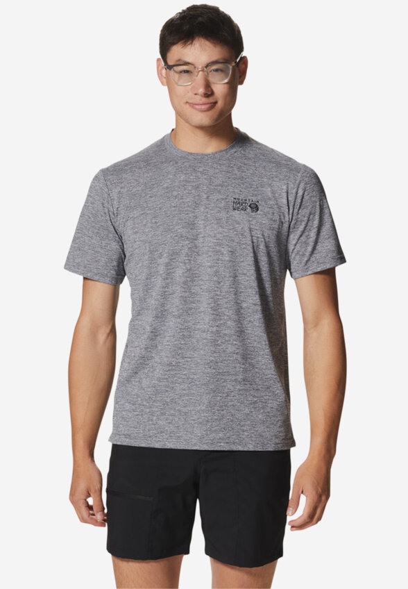 Футболка мужская Mountain Hardwear Sunblocker Short Sleeve, Серый