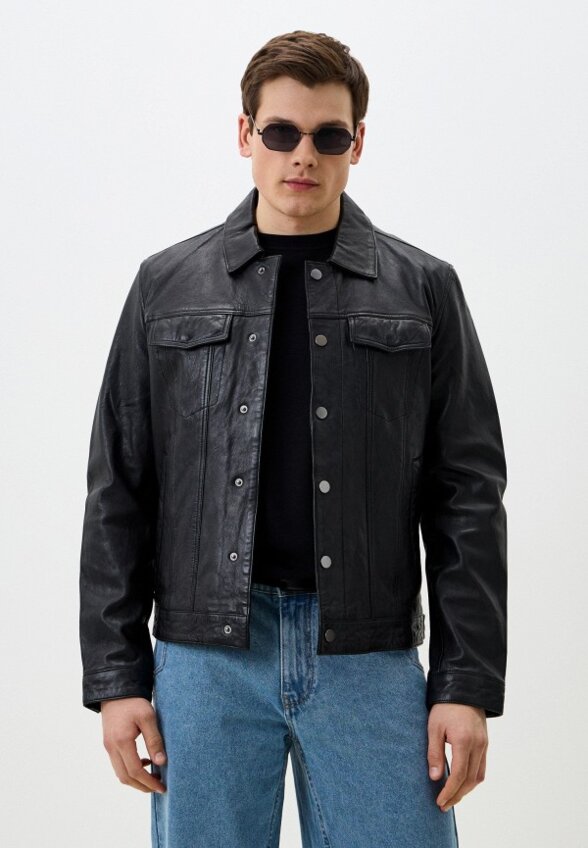 Куртка кожаная Jorg Weber