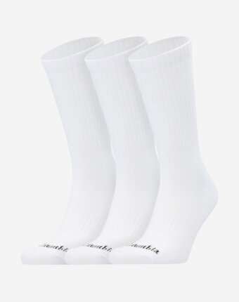 Носки Columbia Unisex Logo Crew, 3 пары, Белый женщинам