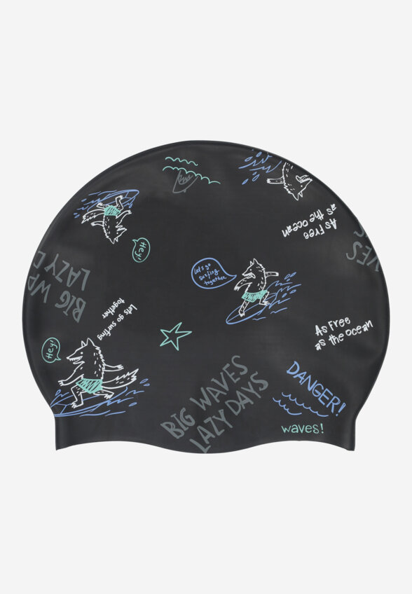 Шапочка для плавания детская Joss, Черный