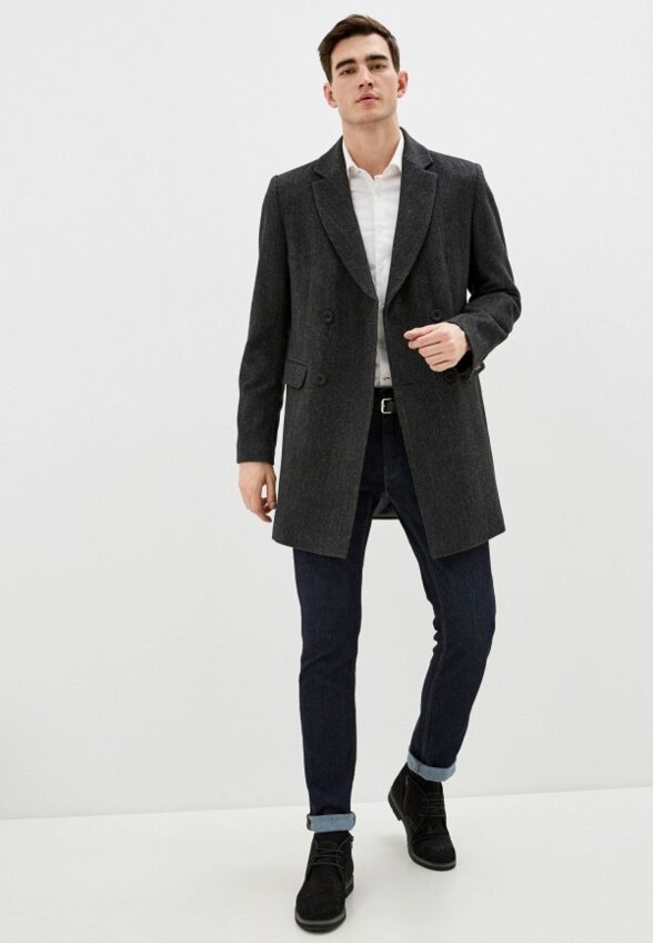 Пальто двубортное Bazioni