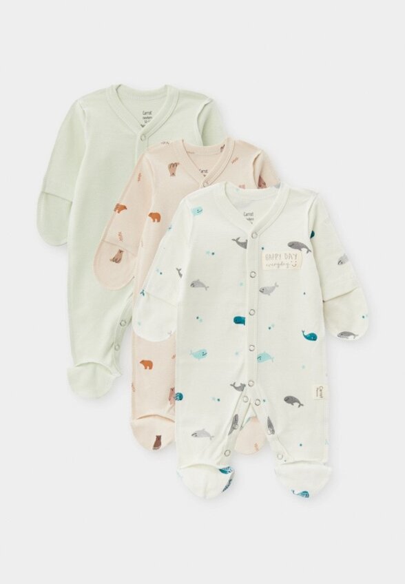 Комбинезоны 3 шт. Carrot