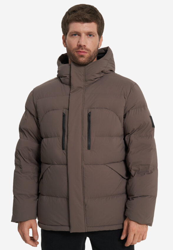Пуховик мужской Jack Wolfskin Roemertor, Коричневый