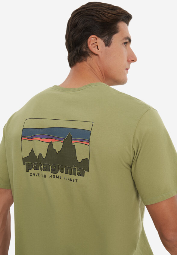 Футболка мужская Patagonia Skyline Organic, Зеленый