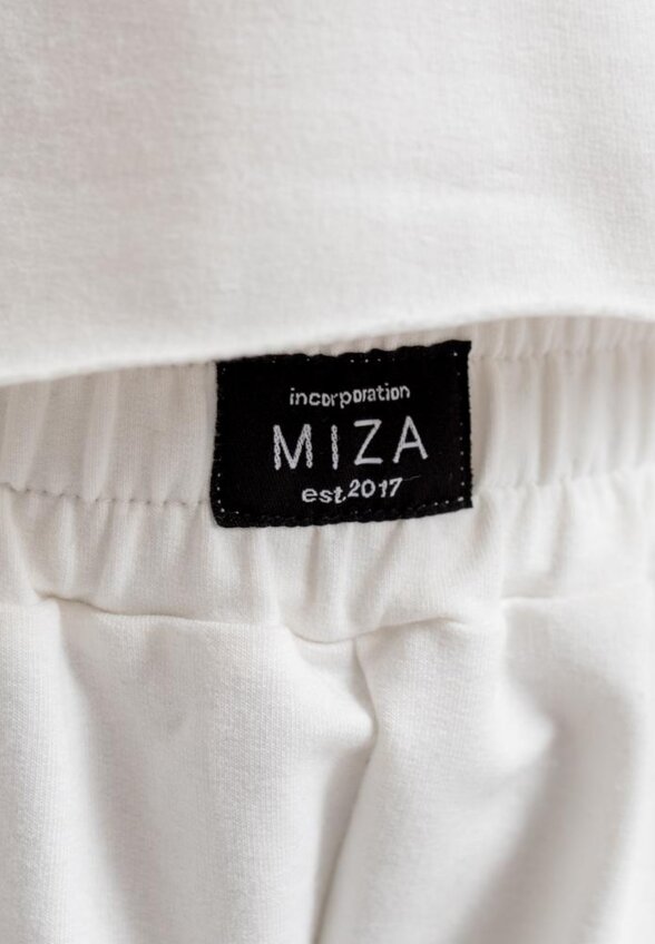 Костюм с шортами MIZA, молочный, 140