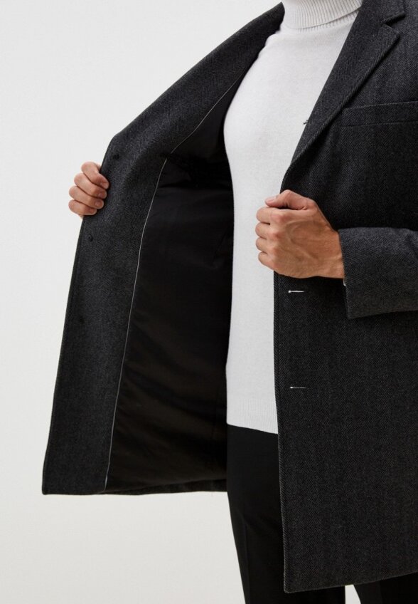 Пальто однобортное Al Franco