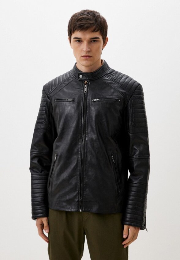 Куртка кожаная Urban Fashion for Men