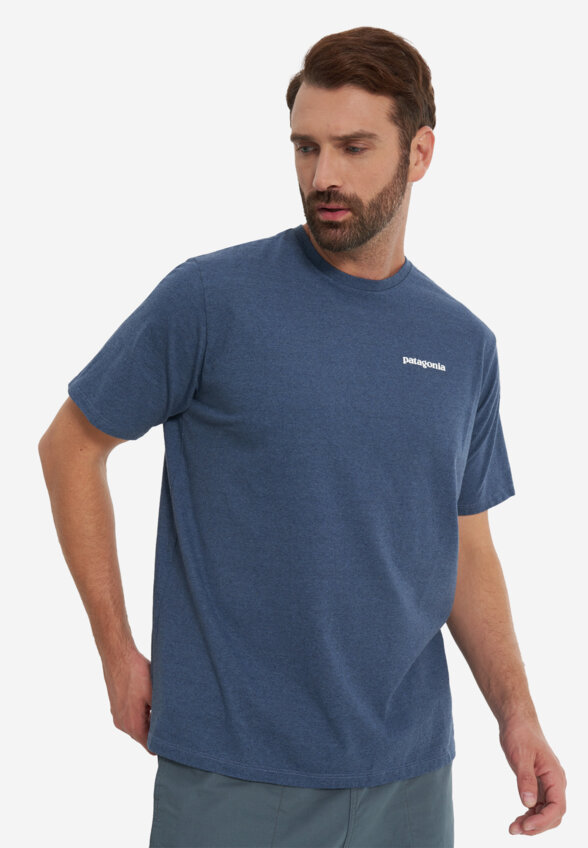 Футболка мужская Patagonia Logo, Синий