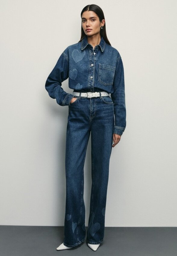 Рубашка джинсовая Zarina