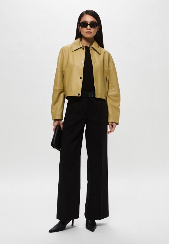 Куртка кожаная Boss