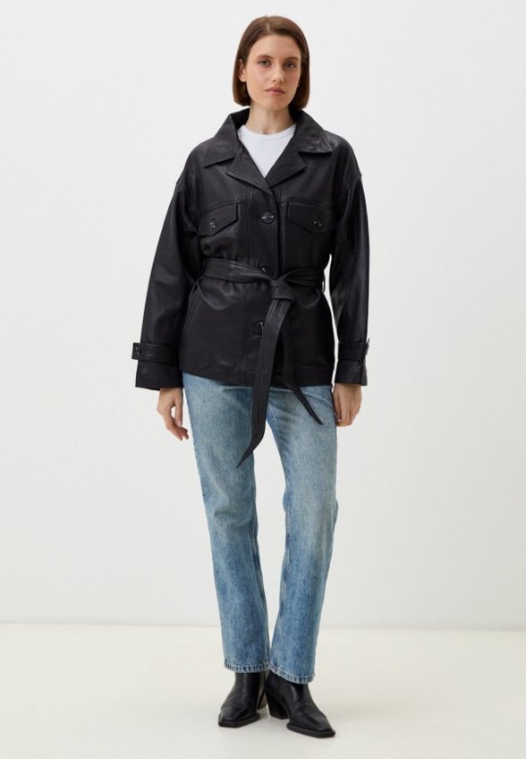 Куртка кожаная Снежная Королева