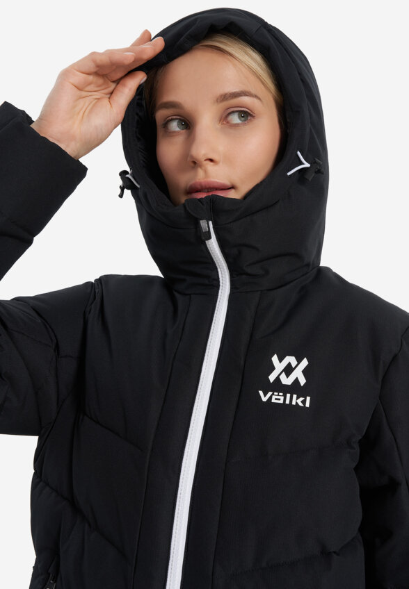 Пуховик женский Volkl, Черный