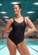 Купальник слитный женский Speedo Mesh Detail, Черный2  - превью