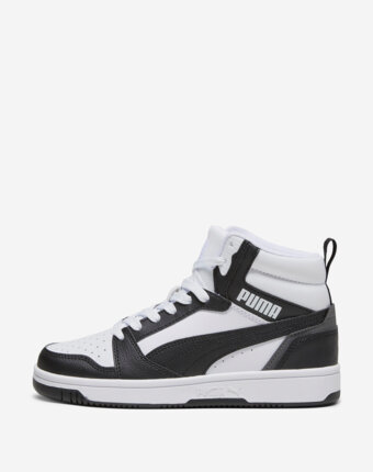 Кеды детские PUMA Rebound V6 Mid Jr, Белый женщинам