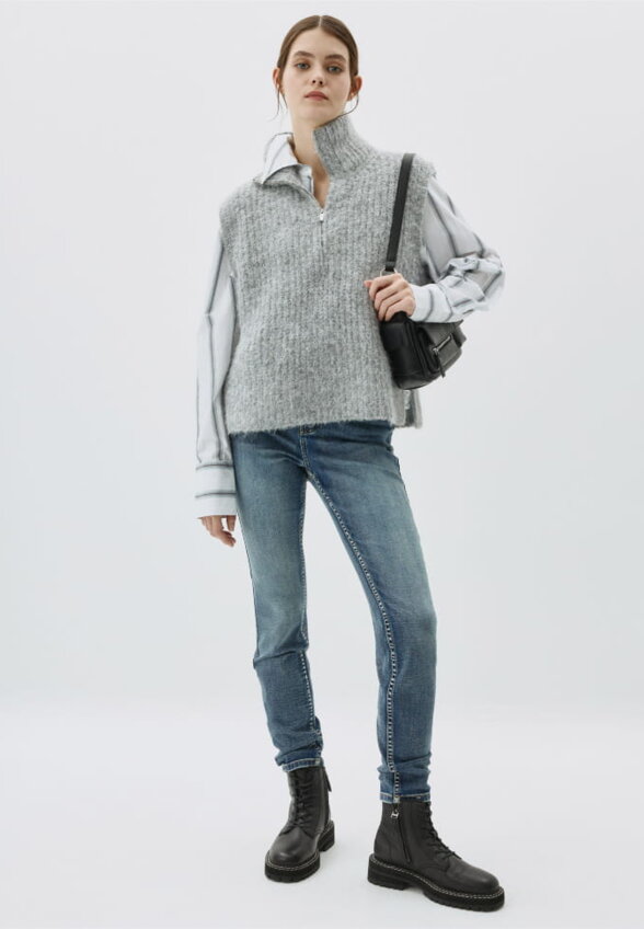 Утепленные джинсы Skinny fit