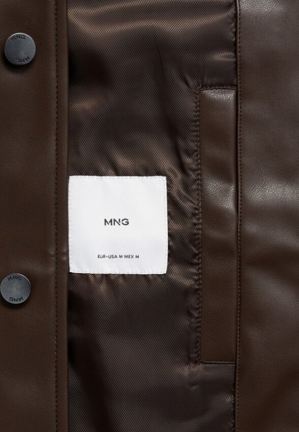 Куртка кожаная Mango Man