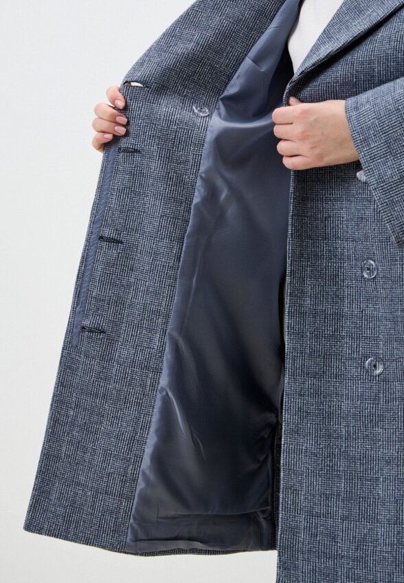 Пальто однобортное Gaxgax