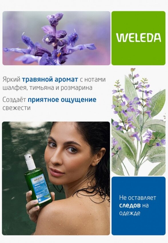 Дезодорант-спрей Weleda