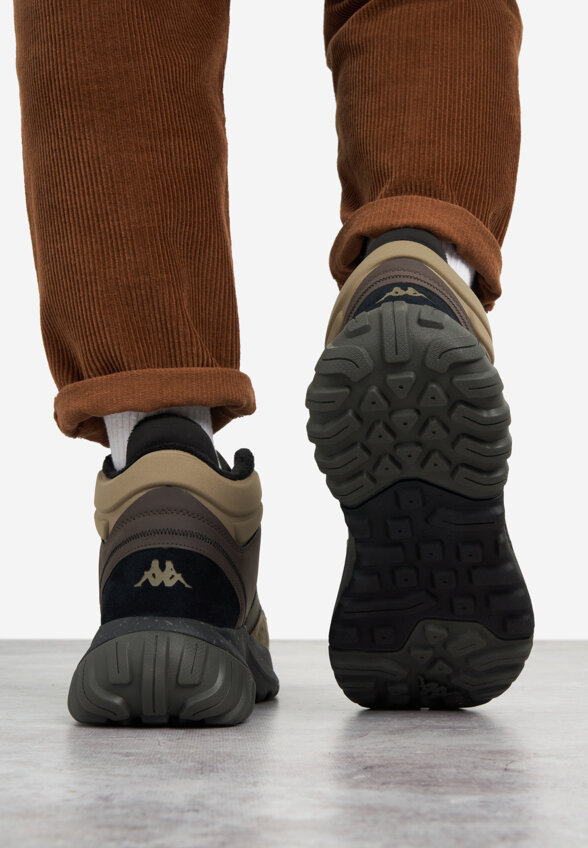 Кроссовки утепленные мужские Kappa Giusto, Коричневый