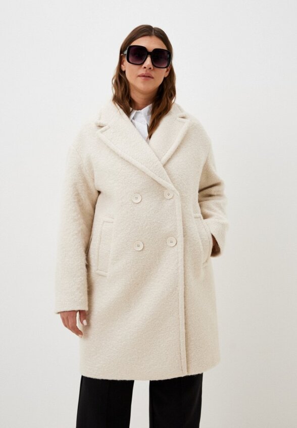 Пальто двубортное Le Monique