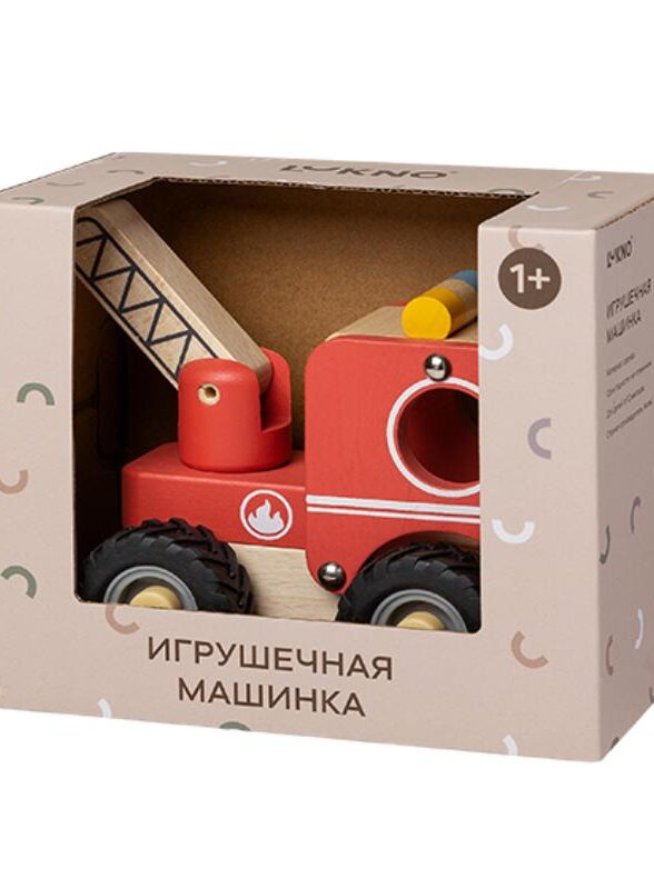 Игрушечная пожарная машина LUKNO, красный